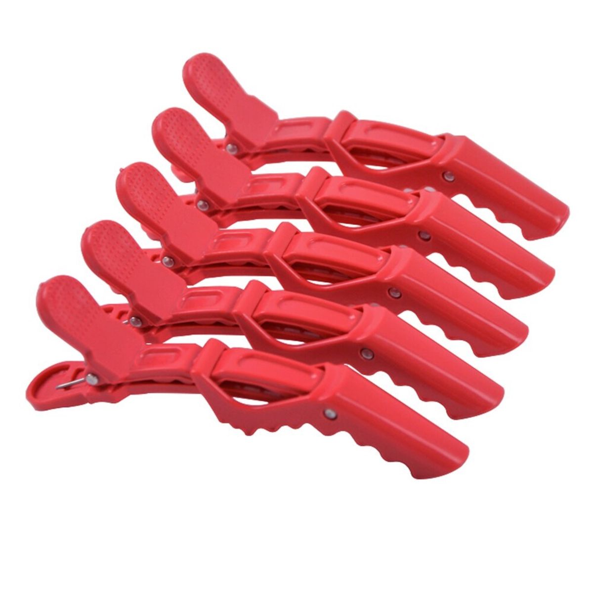 GENERICO - Set 6 Pinzas Cocodrilo para cabello