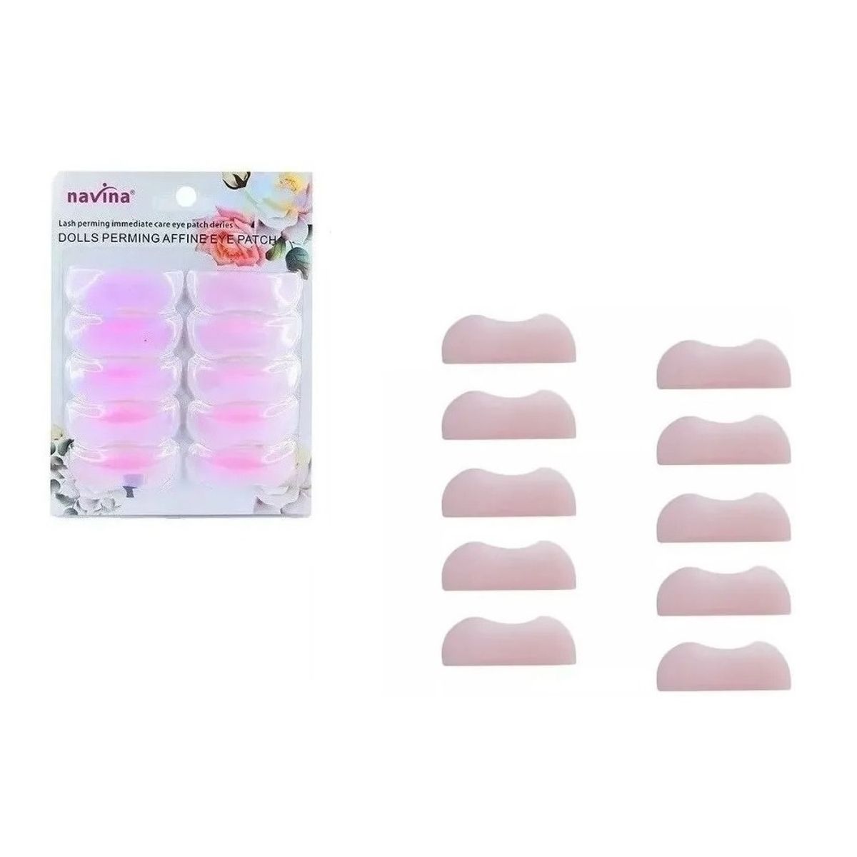 GENERICO - Bigudies de Silicona 5 Pares, Lifting de Pestañas