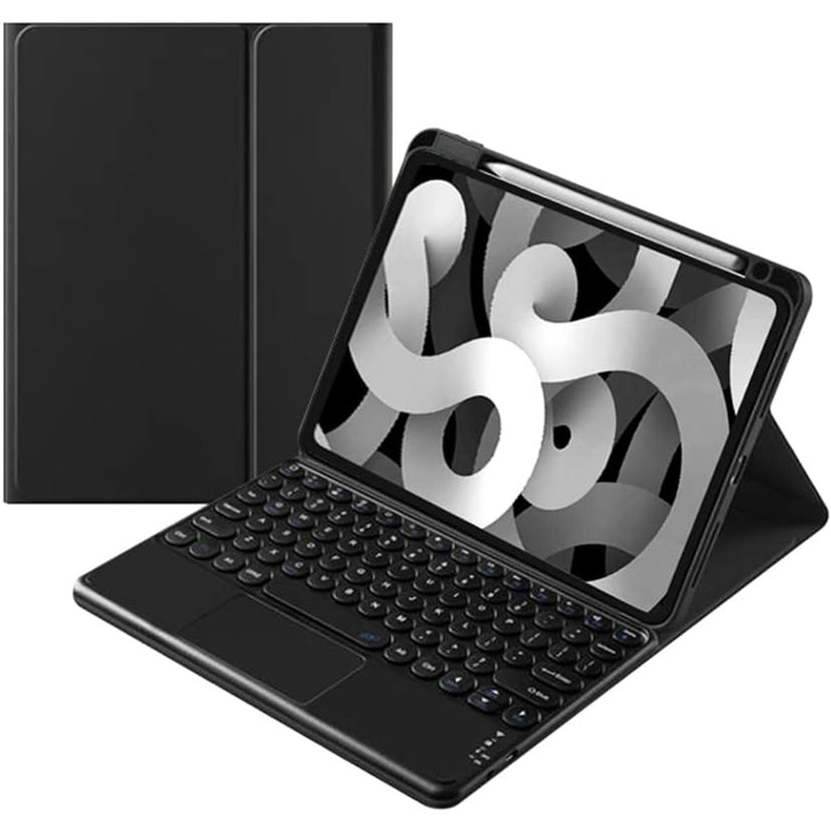 GENERICO - Funda más teclado para iPad 10,9 10ma gen / A16 Negro