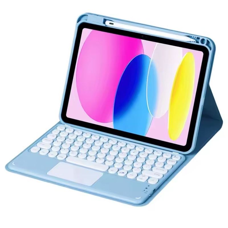 GENERICO - Funda Con Teclado Para iPad Pro 11 / Air 10.9 Celeste