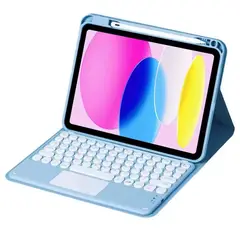 GENERICO - Funda Con Teclado Para iPad Pro 11 / Air 10.9 Celeste