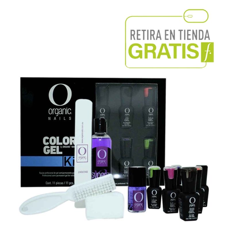 ORGANIC NAILS - Kit Color Gel Organic Nails.
