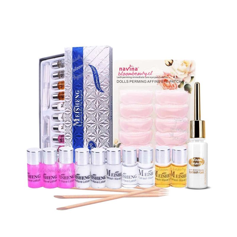 GENERICO - Kit Lifting De Pestañas Profesional Bigudie Silicona