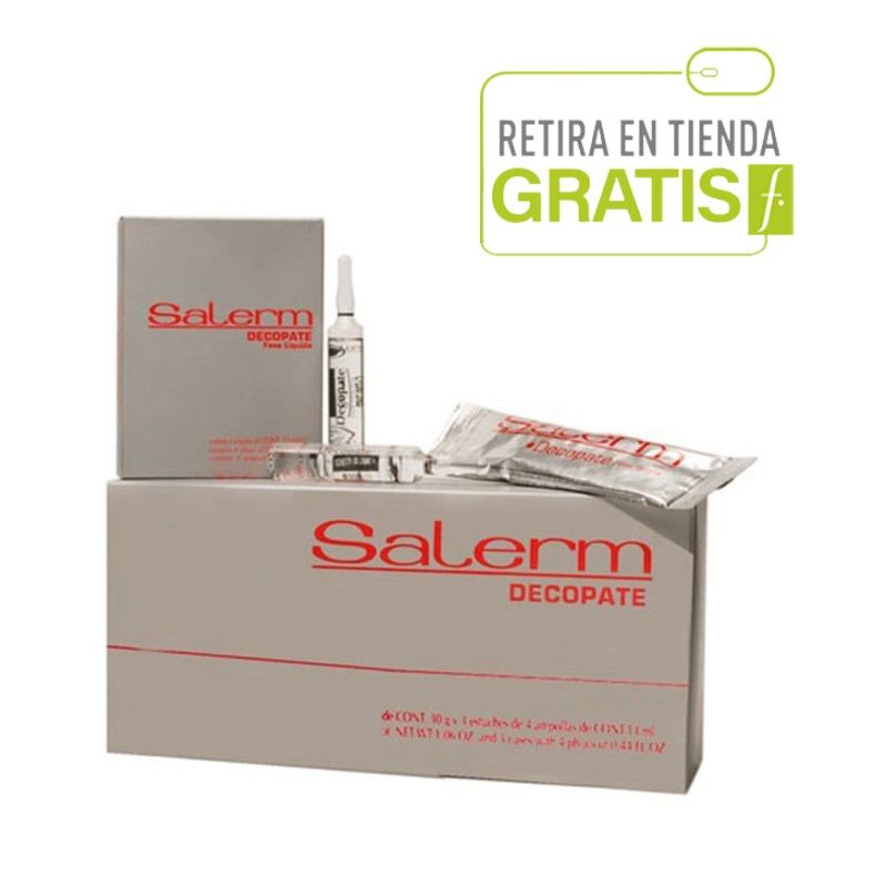 SALERM - Kit 12 Decolorantes En 2 Fases Máxima Aclaración Deco Salerm.