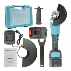 MUNDO MAGIA - Esmeril Angular Inalámbrico 18v 2000w Bateria Cargador