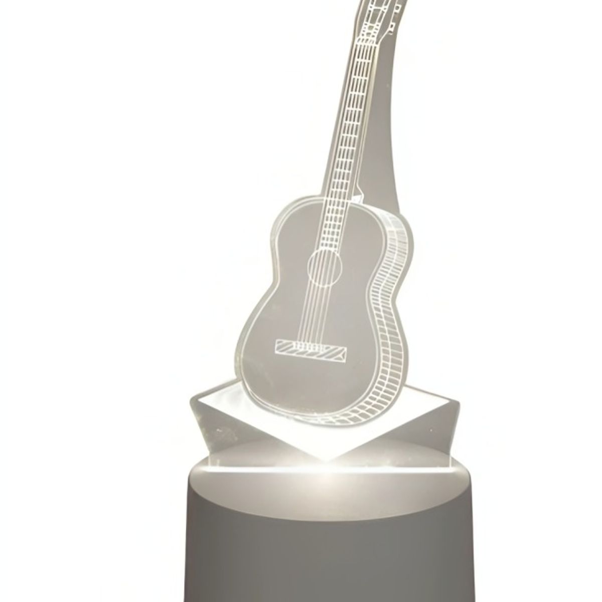 OEM - Lampara 3D USB Luz Guitarra