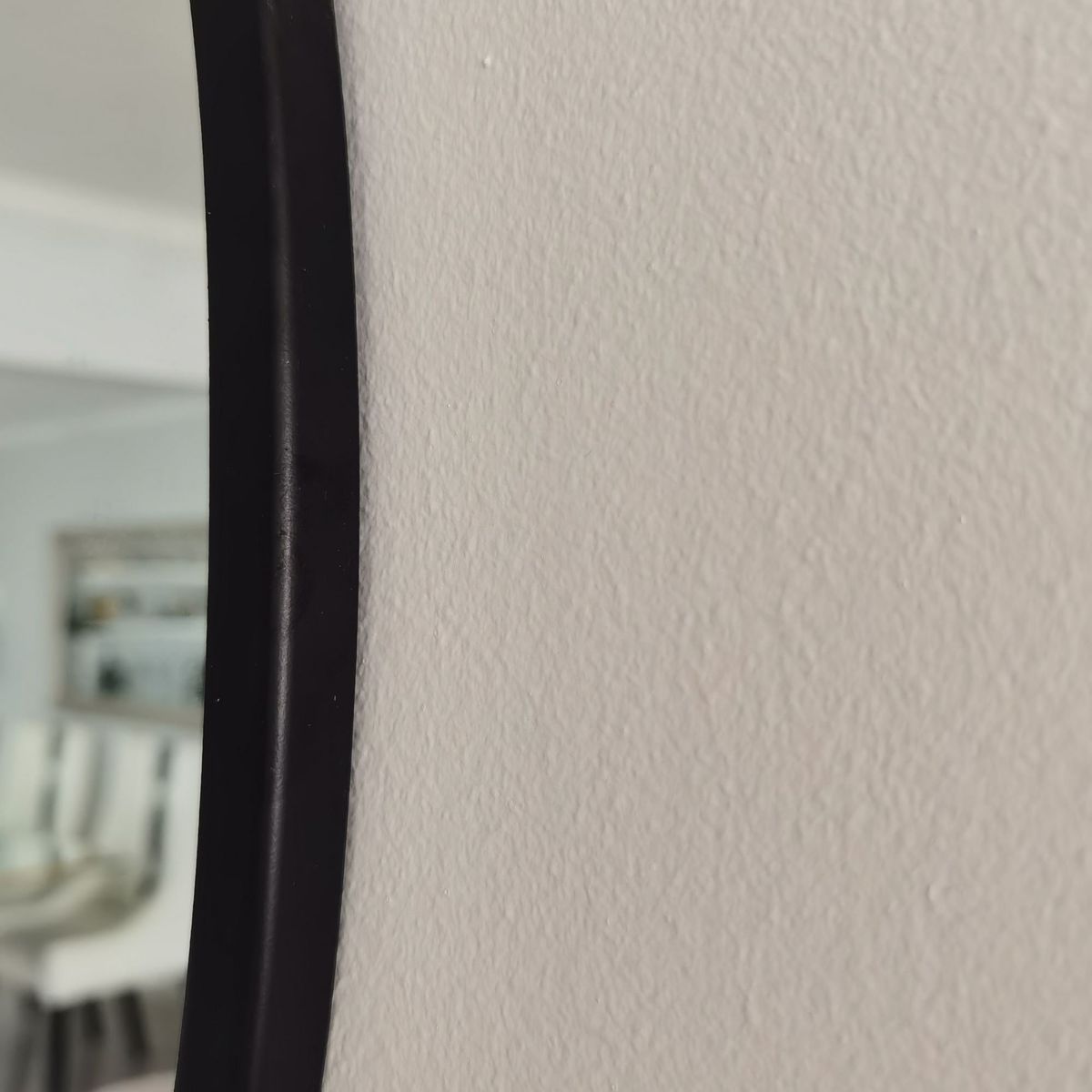 VALSTORE DECO Y DESIGN - Espejo Metálico Redondo Atene negro 80 cm diámetro