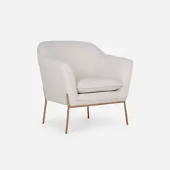 ROSEN - Poltrona Kendall Tela Blanco