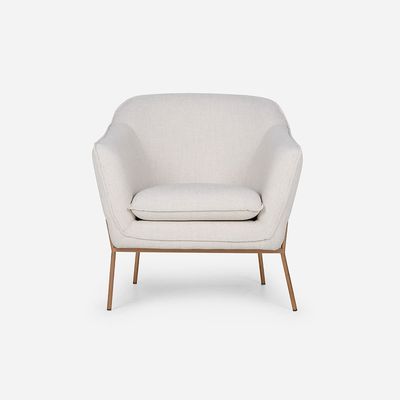 Imagen 2 del producto Poltrona Kendall Tela Blanco