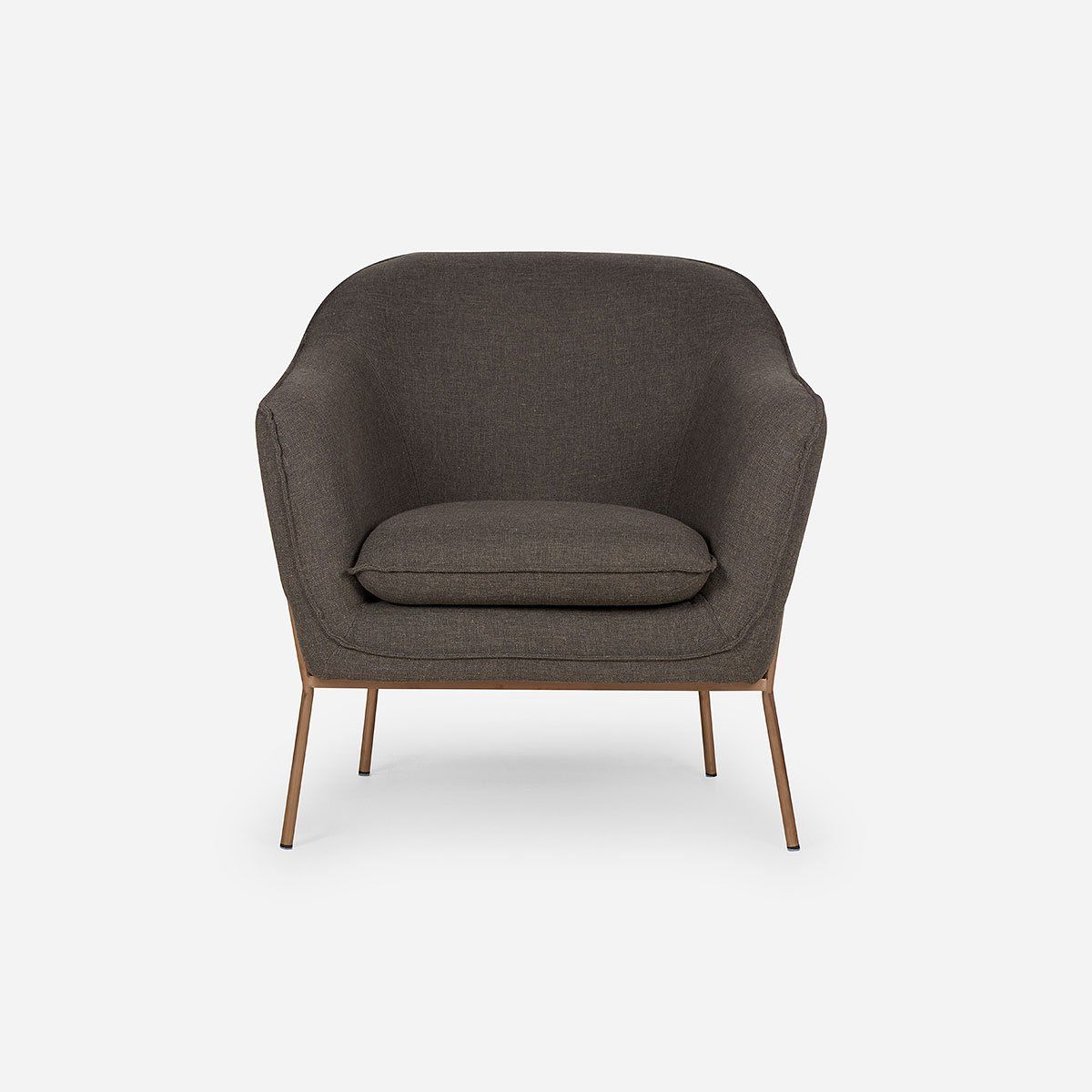 ROSEN - Poltrona Rosen Kendall Tela Visón