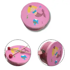 ARTIDIX - Tamboril musical infantil diseño de sirena PB-C8
