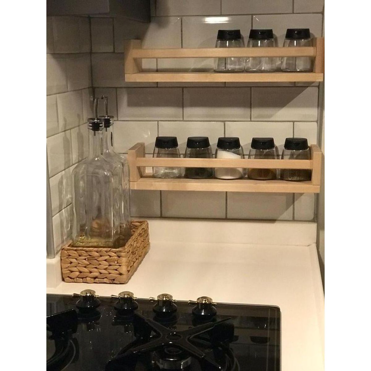 GENERICO - Par De Repisas Flotantes Barandas 40cm