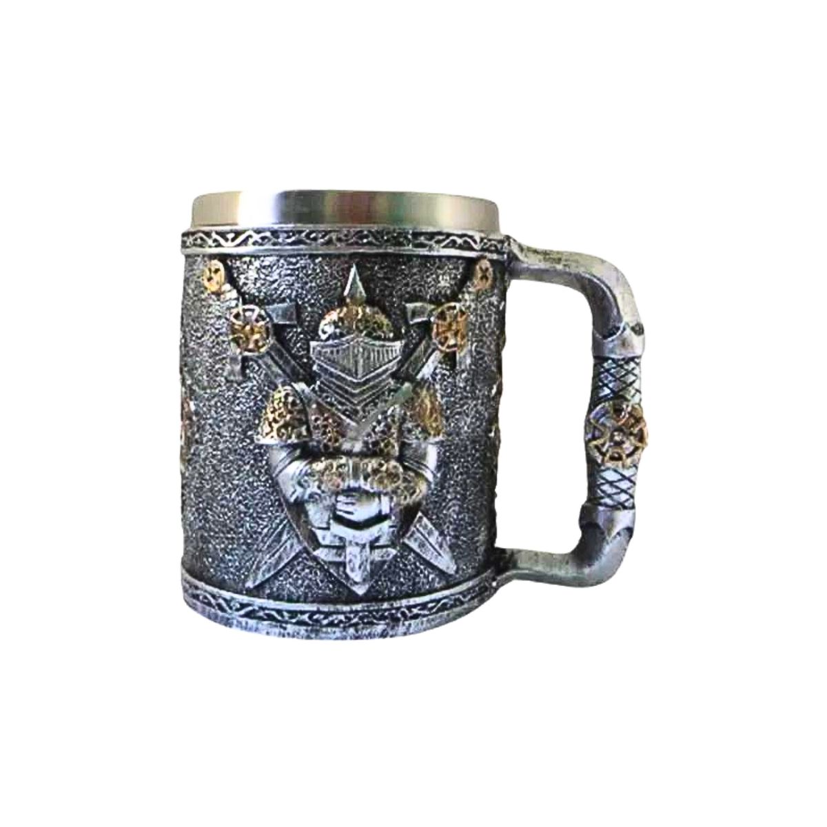 GENERICO - Taza Cervecera Diseño Caballero Medieval Regalo Shopero