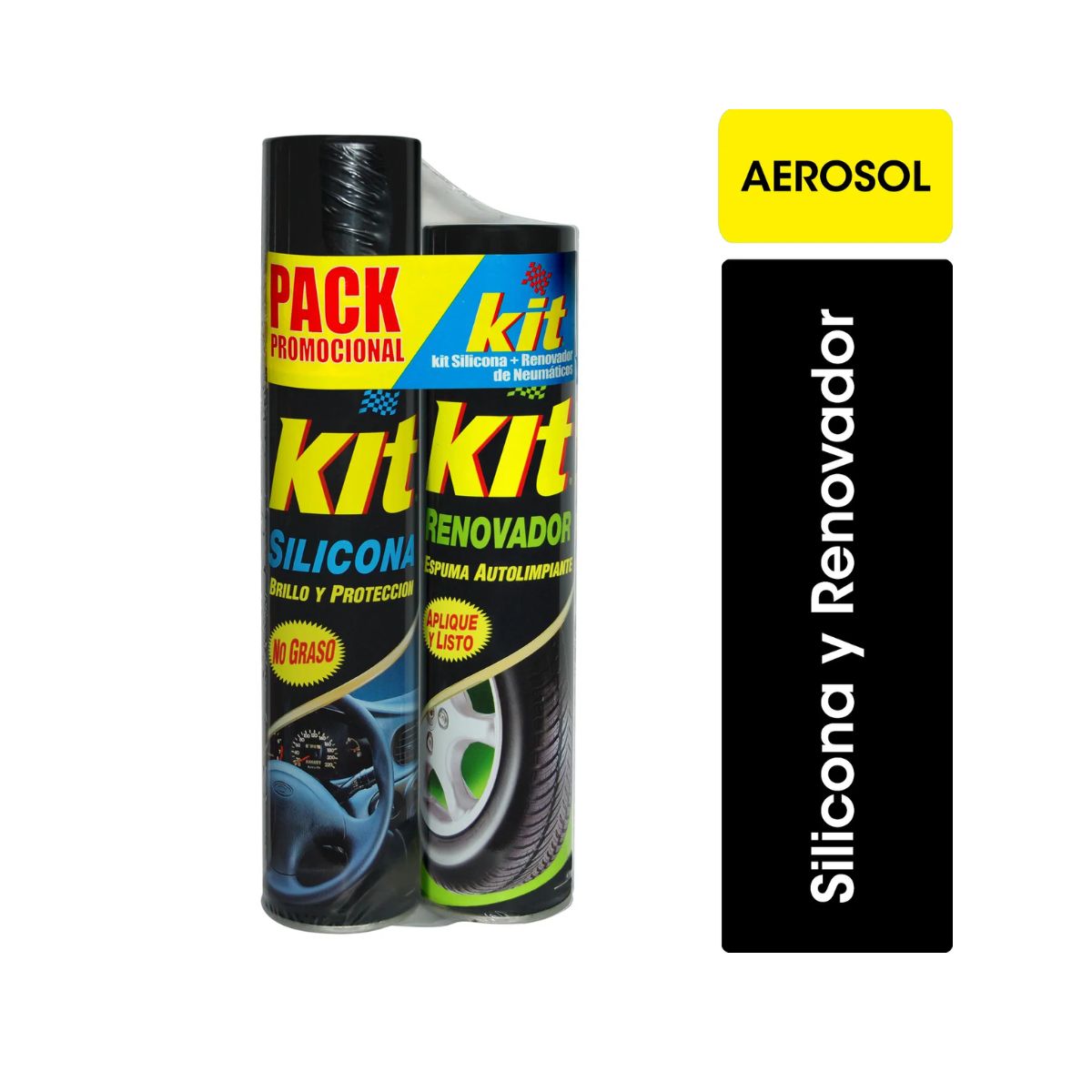 KIT - Pack Kit: Silicona 420 Cc + Renovador De Gomas 360 Cc