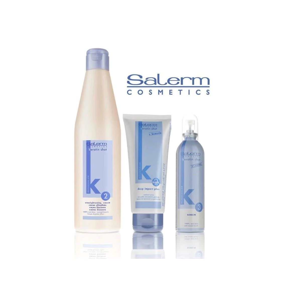 SALERM - SALERM Pack Crema Alisadora Keratin Shot