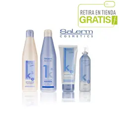 SALERM - Pack Completo Alisado progesivo Keratin Shot Co-Wash..-