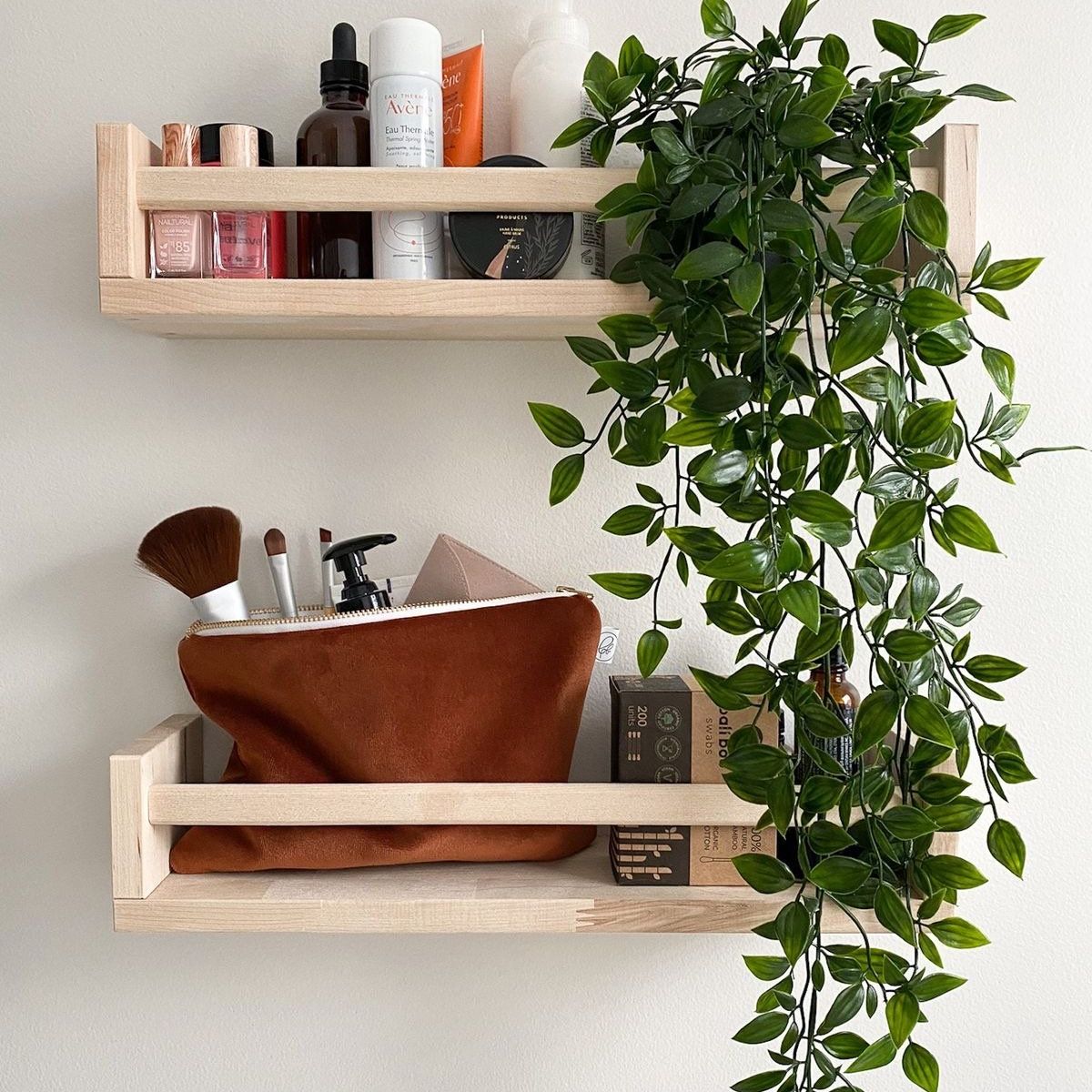 GENERICO - Par De Repisas Flotantes Barandas 80cm