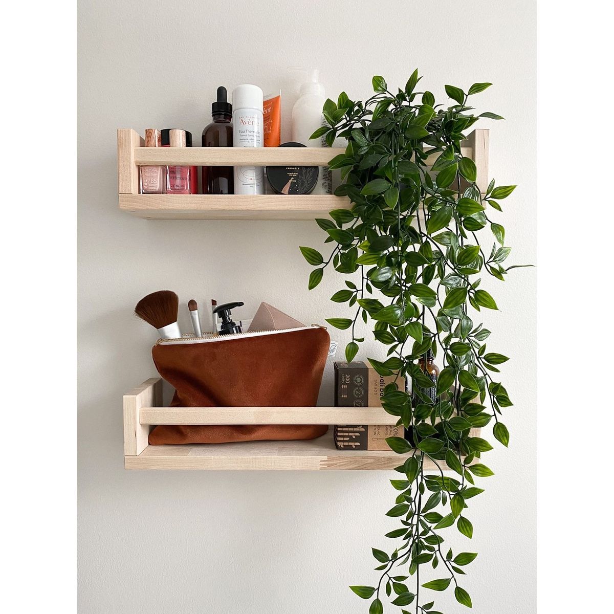 GENERICO - Par De Repisas Flotantes Barandas 80cm