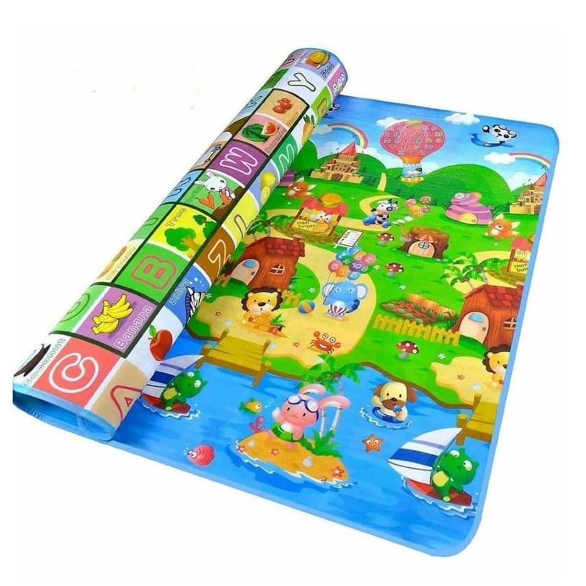 GENERICO - Piso bebe térmico alfombra educativa 180 x 120cm