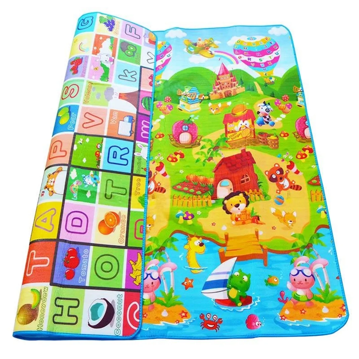 GENERICO - Piso bebe térmico alfombra educativa 180 x 120cm