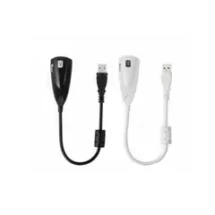 GENERICO - Tarjeta De Sonido Externa 7.1 3D Siberia Antimagnetica USB