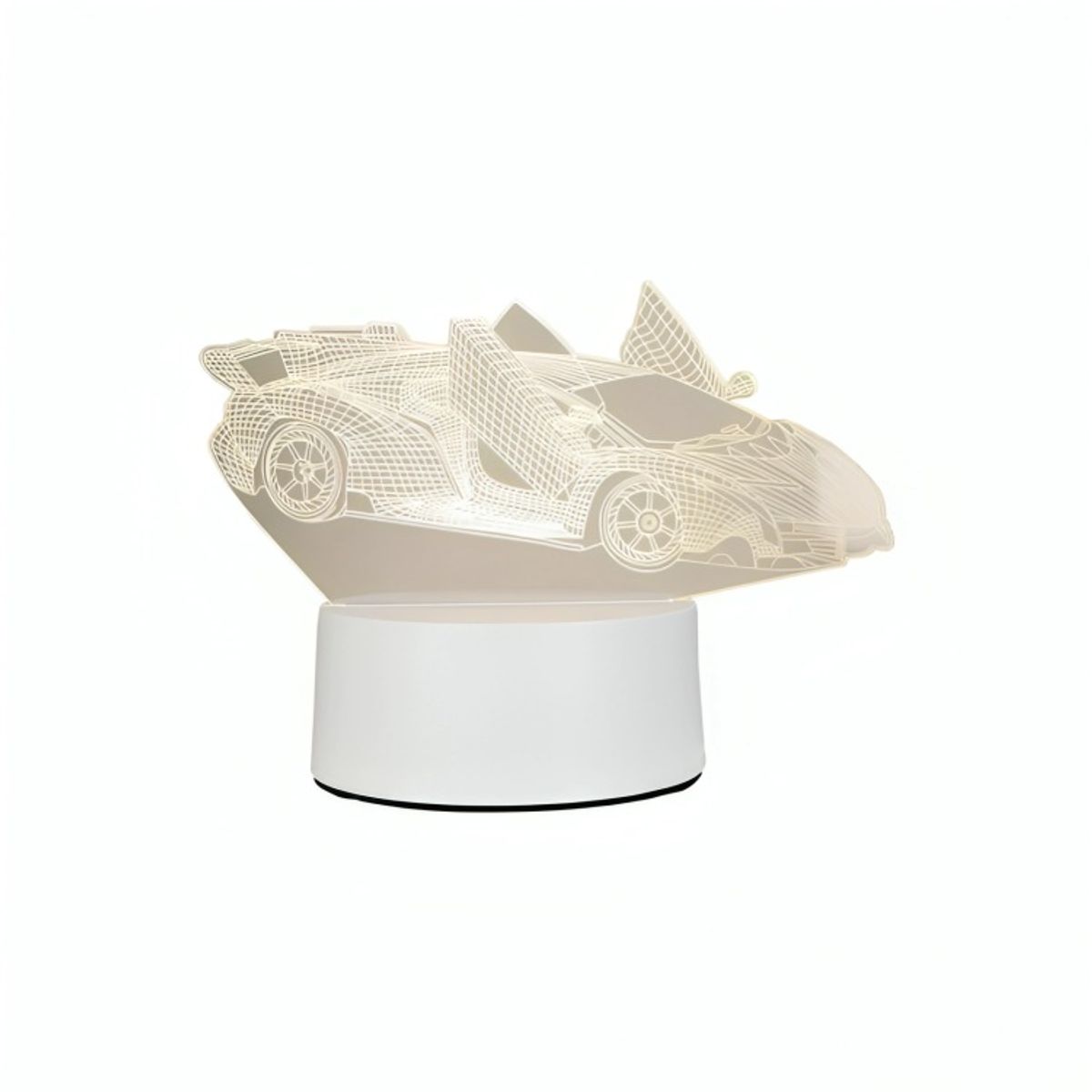 OEM - Lampara 3D USB Luz Luz Lambo