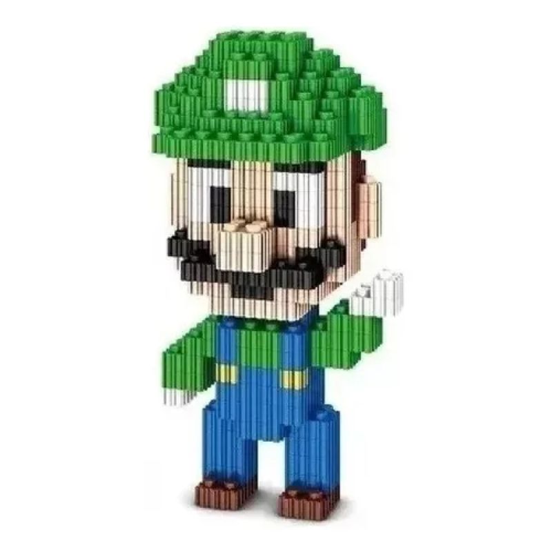TEEMY - Mini Bloques Didactico Luigi Figura 3d Armable
