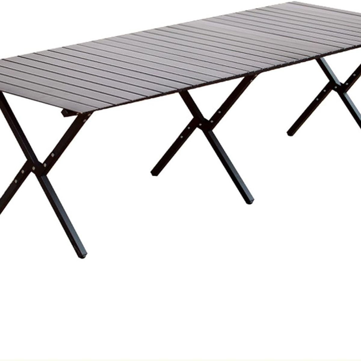 GENERICO - Mesa Plegable Portatil Viaje Campamento Multiuso Negra