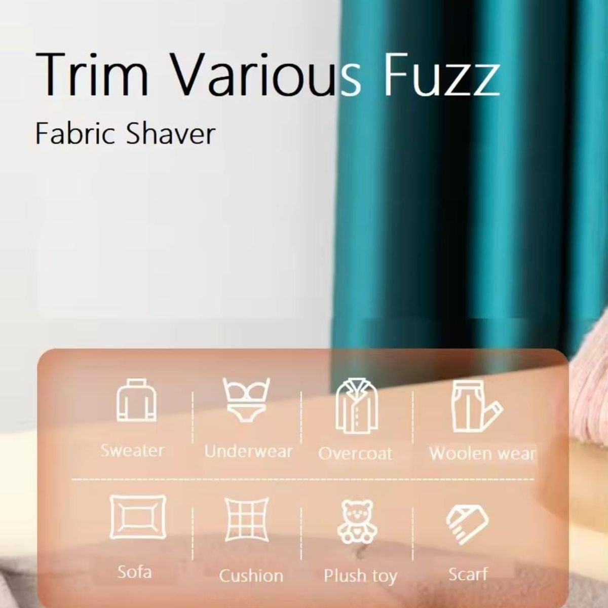 GENERICO - Saca Pelusas Limpiador Quita Pelusas Recargable