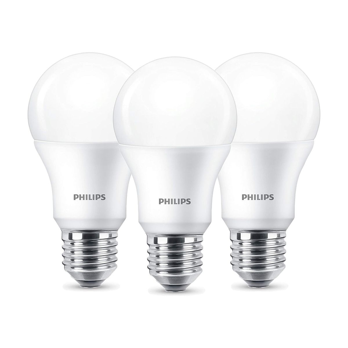 PHILIPS - Pack 3 Ampolletas Philips EcoHome Led Bulb 9W E27 Luz Cálida