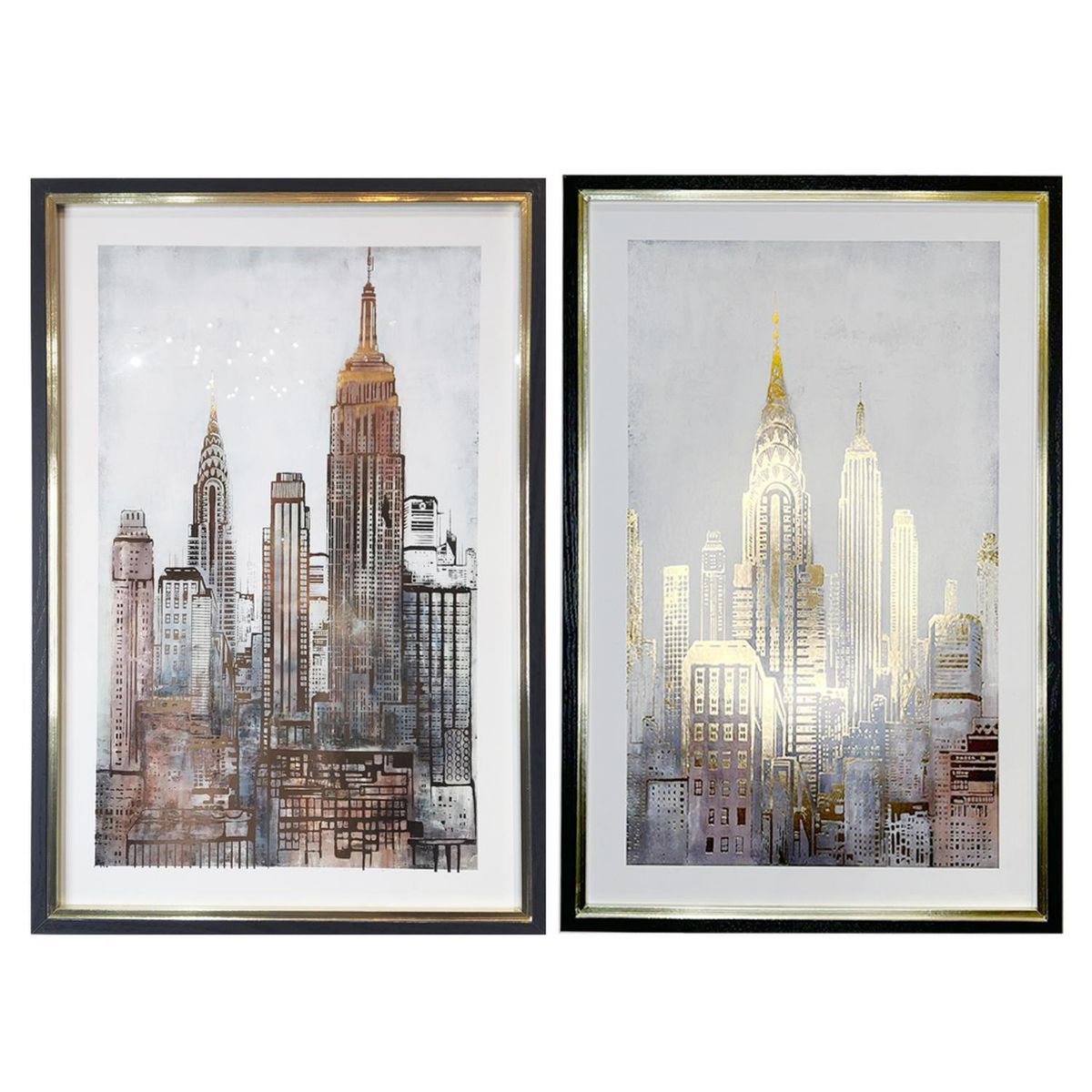 GENERICO - Cuadro Rascacielo Torre a la Derecha