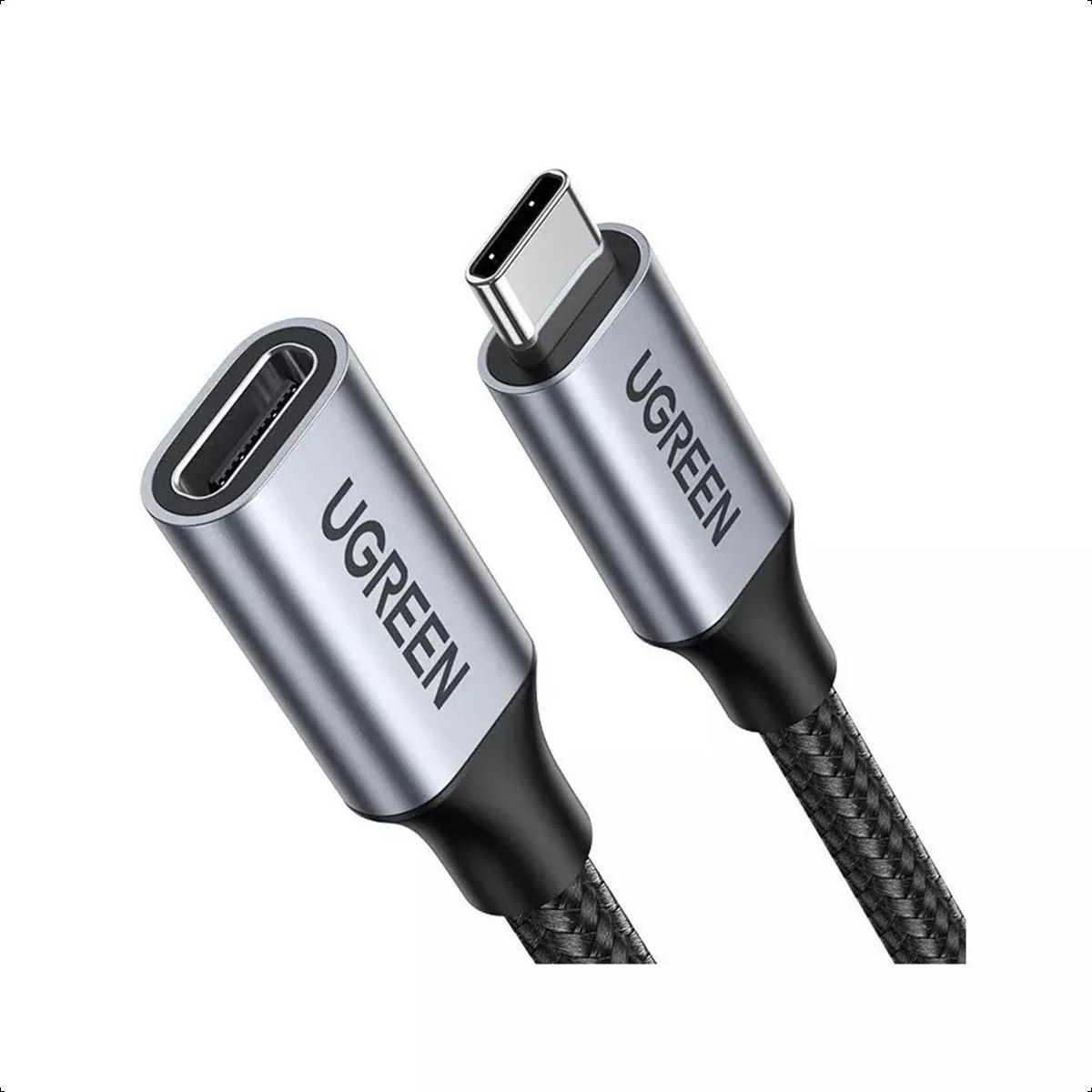 UGREEN - Cable Extension Usb C Hembra - C Macho 5a 10gbps 1m Ugreen