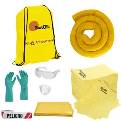 GENERICO - Kit Absorbente para Derrames Químicos 18 Lts
