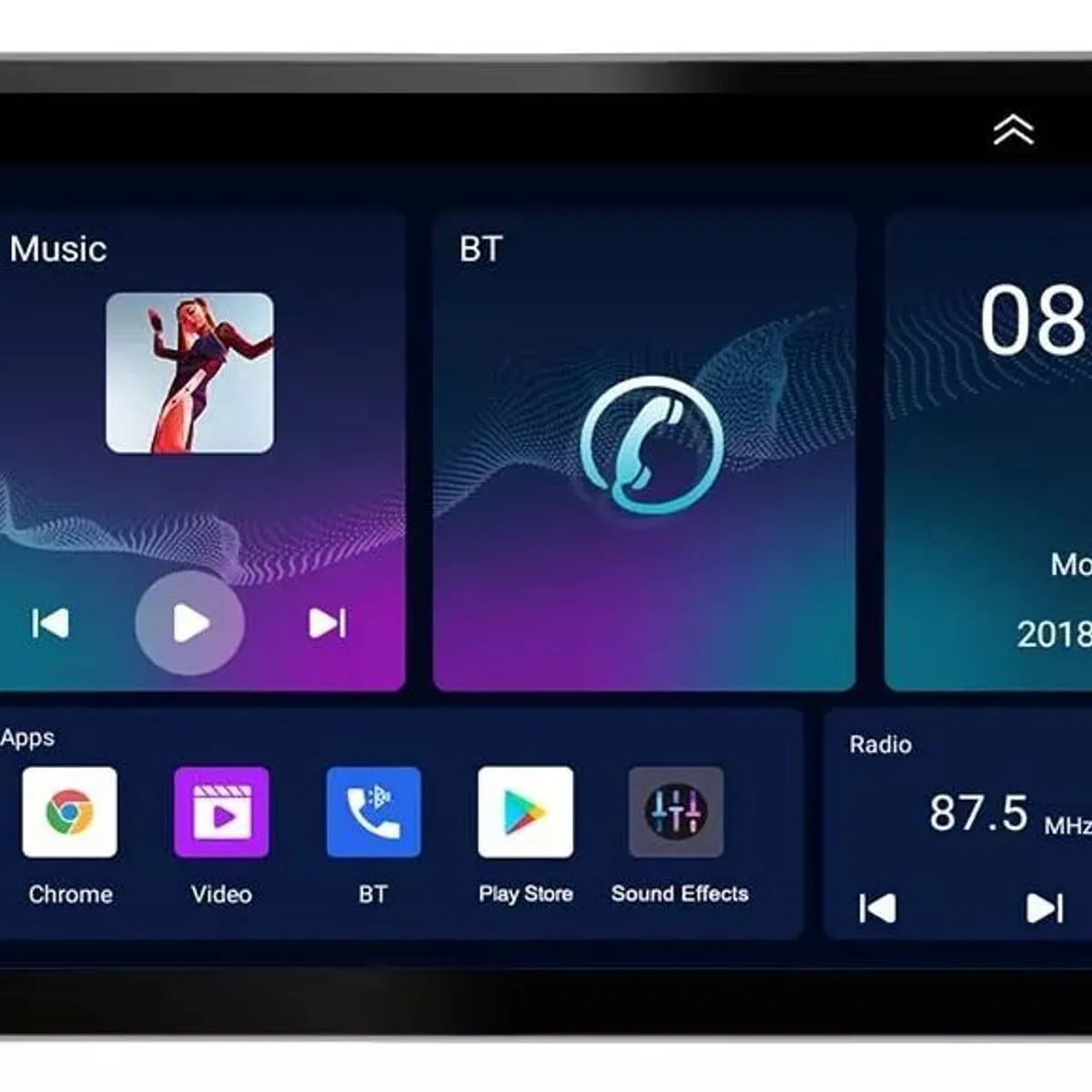 KUANGYE - Radio 9 Android Auto Para Apple Carplay Qled 4gb/64gb Inalámbrico