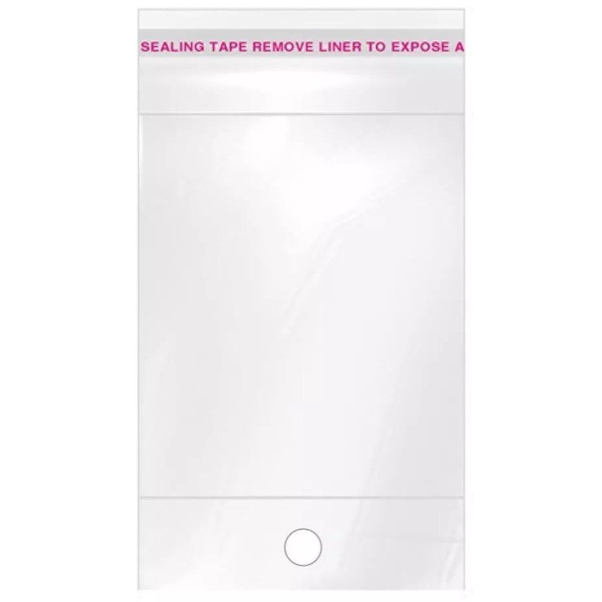 KUANGYE - Bolsa Celofán Cierre Adhesivo 8x12 Cms 1000 Unds P/ Colgar