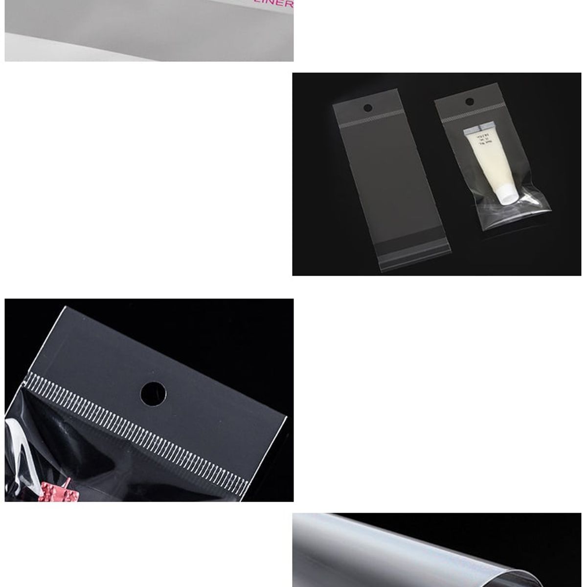 KUANGYE - Bolsa Celofán Cierre Adhesivo 8x12 Cms 1000 Unds P/ Colgar