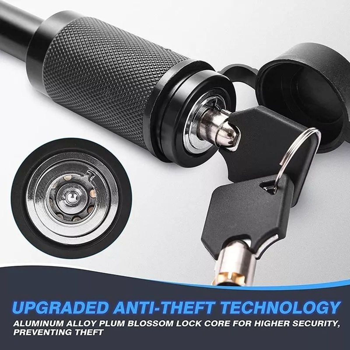 KUANGYE - Candado De Remolque De Enganche Seguridad 58 Pulgadas