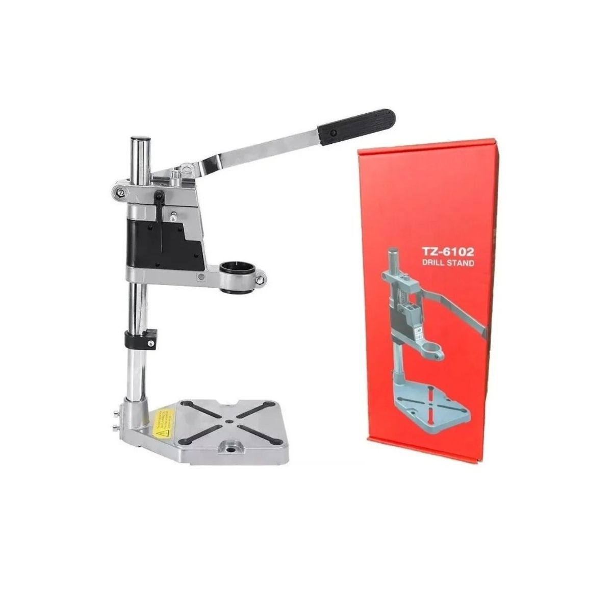 GENERICO - Prensa Soporte Taladro Doble Pedestal Porta Taladro Banco Acero