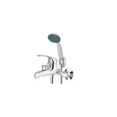 GENERICO - Monomando Ducha Llave Colomba Kit Completo Gris