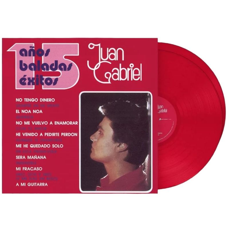 SONY - Vinilo Juan Gabriel - 15 Años Baladas Éxitos - Vinilo Doble