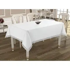 MROTTO - Mantel Antimanchas Blanco TextiloTurco 160x220 cm