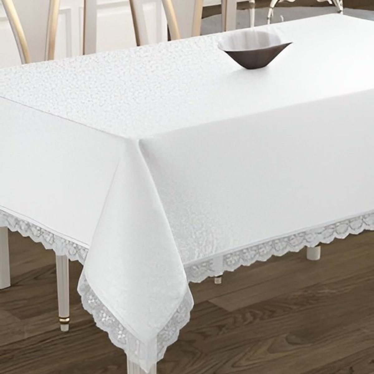 MROTTO - Mantel Antimanchas Blanco TextiloTurco 160x220 cm