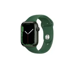 GENERICO - Correa para Apple Watch Silicona Lisa Verde 42 44 45