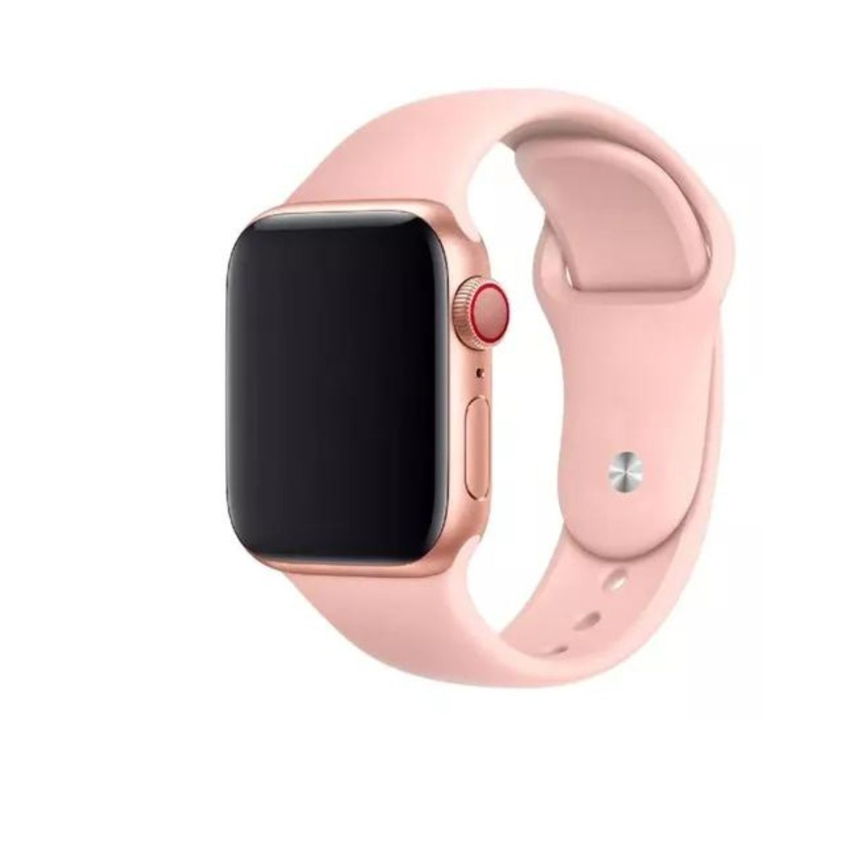 GENERICO - Correa para Apple Watch Silicona Lisa Rosada 38  40 mm