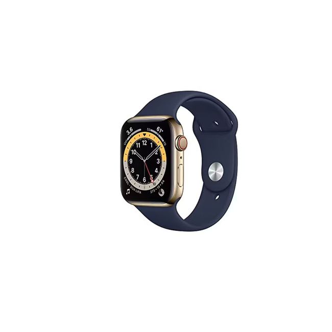 GENERICO - Correa para Apple Watch Silicona Lisa azul oscuro 38  44 mm