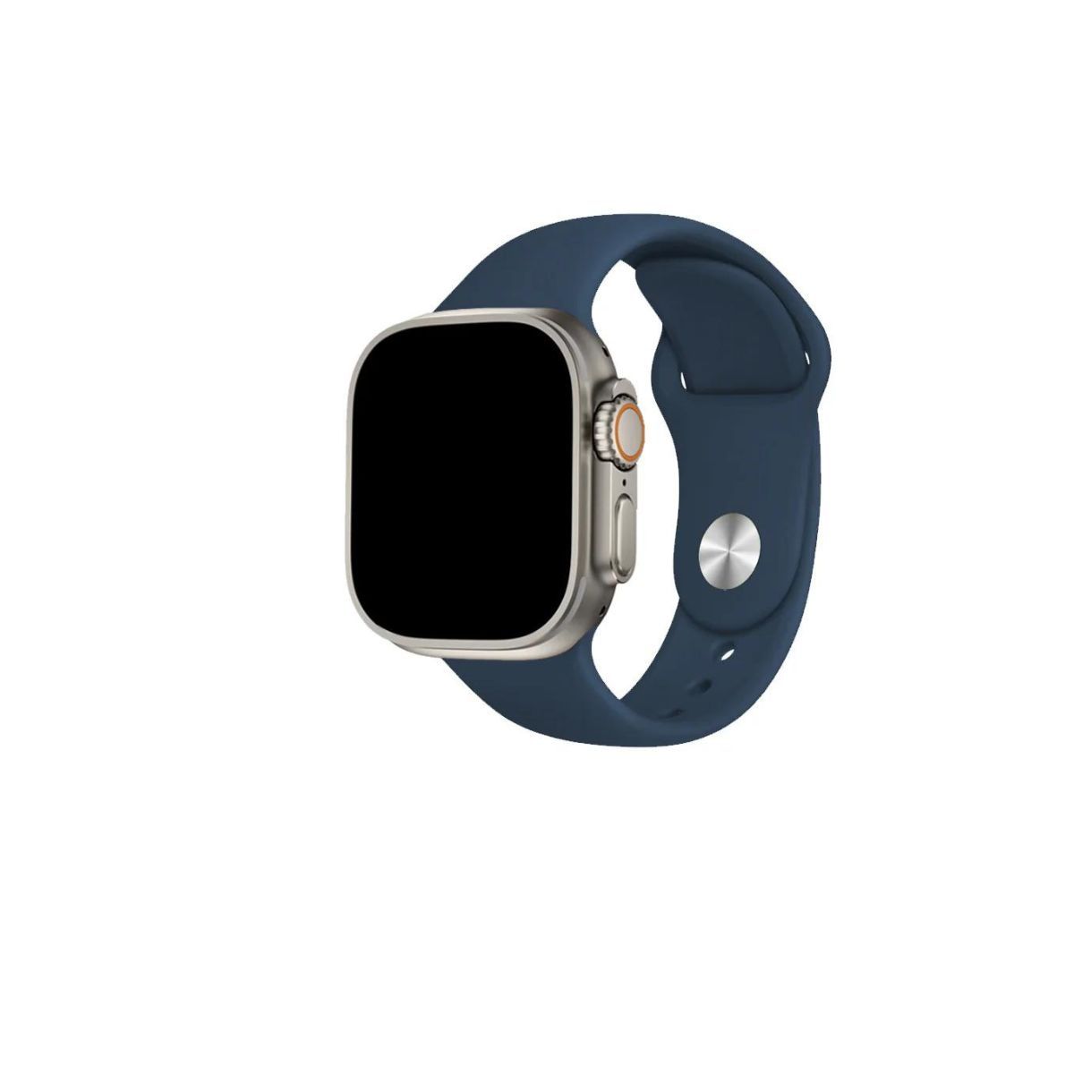 GENERICO - Correa para Apple Watch Silicona Lisa azul oscuro 38  44 mm