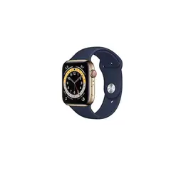 GENERICO - Correa para Apple Watch Silicona Lisa Azul oscuro 42 44 mm