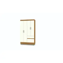 JDO & DESIGN - Closet 4 puertas 2 Cajones Champagne KEA