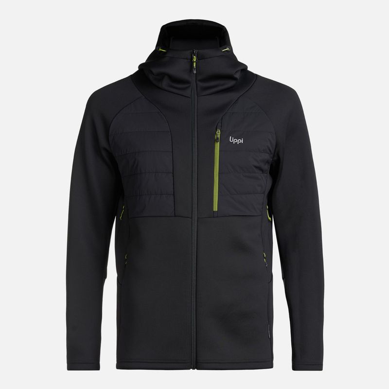 LIPPI - Chaqueta Hombre ColdMove WindBreaker SteamPro Hoody Jacket Negro Lippi