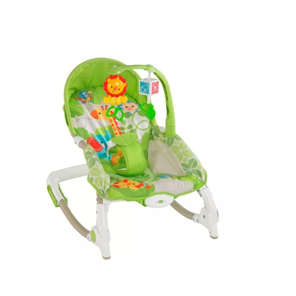 GENERICO - Silla Nido Mecedora Con Vibracion Jirafa Bebes verde